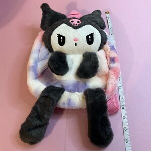 - Hello Kitty Sanrio Cute Plush Backpack with Pink and Multicolor Design